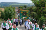 Pictured at the Irish National Foresters 100th Annual Convention in Ballyholland. Participants paraded to the Ballyholland Mass Rock where Mass was celebrated by Archbishop Eamon Martin. Photograph: Columba O'Hare/ Newry.ie  - Irish National Foresters 100th Annual Convention in Ballyholland