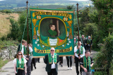 Pictured at the Irish National Foresters 100th Annual Convention in Ballyholland. Participants paraded to the Ballyholland Mass Rock where Mass was celebrated by Archbishop Eamon Martin. Photograph: Columba O'Hare/ Newry.ie  - Irish National Foresters 100th Annual Convention in Ballyholland