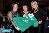 Imelda McParland, centre won the signed Irish Rugby jersey at the Newry Chamber of Commerce Annual Diinner in the Canal Court Hotel and she is pictured with her daughter Gillian Fitzpatrick, Chairperson, Newry, Mourne and Down Council and Geraldine O'Hagan, Manager, Bank of Ireland, Newry. Photograph: Columba O'Hare - Newry Chamber of Commerce Annual Dinner