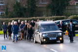 The funeral cortege leaves his Markethill home. Photograph: Columba O'Hare/ Newry.ie - Seamus Mallon Funeral