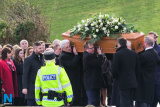 Cllr Gary Stokes helps carry Seamus Mallon's coffin. Photograph: Columba O'Hare/ Newry.ie - Seamus Mallon Funeral