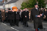 The Funeral of Mickey Brady makes its way to St Catherine's Dominican. Photograph: Columba O'Hare/ Newry.ie - Funeral of Mickey Brady