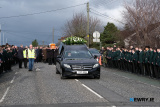 The Funeral of Mickey Brady makes its way to St Catherine's Dominican. Photograph: Columba O'Hare/ Newry.ie - Funeral of Mickey Brady