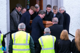 Seamus Mallon goes to his final place of rest. Photograph: Columba O'Hare/ Newry.ie - Seamus Mallon Funeral