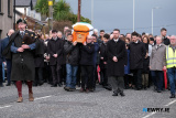 The Funeral of Mickey Brady makes its way to St Catherine's Dominican. Photograph: Columba O'Hare/ Newry.ie - Funeral of Mickey Brady