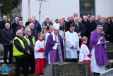 Archbishop Martin leads the prayers at Seamus Mallon's Funeral. Photograph: Columba O'Hare/ Newry.ie - Seamus Mallon Funeral