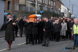 The Funeral of Mickey Brady makes its way to St Catherine's Dominican. Photograph: Columba O'Hare/ Newry.ie - Funeral of Mickey Brady