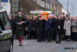 The Funeral of Mickey Brady makes its way to St Catherine's Dominican. Photograph: Columba O'Hare/ Newry.ie - Funeral of Mickey Brady
