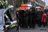 The Funeral of Mickey Brady makes its way to St Catherine's Dominican. Photograph: Columba O'Hare/ Newry.ie - Funeral of Mickey Brady