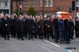 The Funeral of Mickey Brady makes its way to St Catherine's Dominican. Photograph: Columba O'Hare/ Newry.ie - Funeral of Mickey Brady