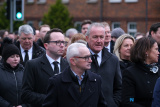 The Funeral of Mickey Brady makes its way to St Catherine's Dominican. Photograph: Columba O'Hare/ Newry.ie - Funeral of Mickey Brady