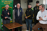 Pictured at the visit by GAA President Jarlath Burns to St Michael's GAC, Killean. Photograph: Columba O'Hare/ Newry.ie - GAA President Jarlath Burns visits St Michael's GAC Killean