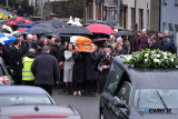 The Funeral of Mickey Brady makes its way from St Catherine's Dominican on the way to Monkshill Cemetery. Photograph: Columba O'Hare/ Newry.ie - Funeral of Mickey Brady