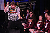 Newry Youth Performing Arts perform School of Rock the Musical on stage at Newry Town Hall. Photograph: Columba O'Hare/ Newry.ie  - Newry Youth Performing Arts perform School of Rock the Musical