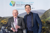 Conor Philips is photographed with Gervase McCartan winner of the Fundraising Award for over 40 years of fundraising to Cancer Research.
 - Chairperson&rsquo;s Civic Awards 2026 