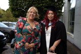 Pictured is Cliona McVerry from Bessbook alongside sister Mary McVerry.  Cliona graduated from SRC with the NCFE CACHE Diploma in Leadership for Health & Social Care Services (Northern Ireland), which she undertook at the College&rsquo;s Newry campus.
Pictured (L-R):  Mary McVerry, Cliona McVerry - SRC Graduation Ceremony 2025