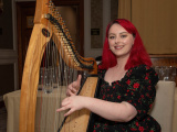  Harpist Sarah McVeigh who entertained guests at the Chairperson&rsquo;s Civic  - Newry, Mourne and Down District Council Civic Awards 2024