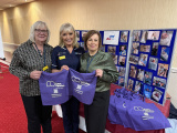 Christine Armstrong and Mairead Casey, Patient Client Experience Facilitator, alongside Lead Midwife Maria Garvey. 
 - Team Saphire First Anniversary