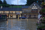 The Trevor Hill area of Newry was particularly badly hit by the floods last night. Photo: Columba O'Hare - Flooding Newry July 2003