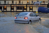 The Trevor Hill area of Newry was particularly badly hit by the floods last night. Photo: Columba O'Hare - Flooding Newry July 2003
