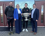 Sam Maguire Visits Abbey Grammar School