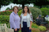 Sharon Davidson and Beverly Morrisson at Open Garden at Markethill Festival26 July 2025 Markethill Co.Armagh CREDIT: LiamMcArdle.com - Markethill Community Festival 2025