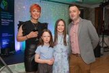 The Martin Family from Loughinisland Mel and Phillip Martin with their children Amelai (10) Maisy (8) - Newry, Mourne and Down District Council Civic Awards Ceremony 2023