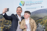 Chairperson Cllr Philip Campbell enjoys a selfie with Cian McEvoy, winner of the Chairperson&rsquo;s Special Award.  - Chairperson&rsquo;s Civic Awards 2026 