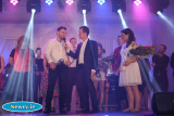 Austin O'Callaghan interviews Cara Fegan and Steven Matthews, winners of Lissummon Strictly Come Dancing at the Carrickdale Hotel. Photograph: Columba O'Hare - Lissummon Strictly Come Dancing 2016