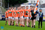The Armagh team in the opening parade at Brewster Park. Photograph: Columba O'Hare/ Newry.ie - Armagh v Fermanagh Ulster Championship 2018