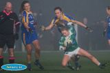 Shane O'Neill's Ellen Hannaway in action at Camlough . Photograph: Columba O'Hare - Shane O'Neill's v Parnell's All Ireland  Intermediate Ladies Football Semi Final