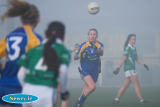 Patricia Marmion, Parnell's gets her pass in against Shane O'Neill's. Photograph: Columba O'Hare - Shane O'Neill's v Parnell's All Ireland  Intermediate Ladies Football Semi Final