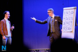 David Meade entertains at the Chairperson's Christmas Charity Concert in Newry Town Hall. Photograph: Columba O'Hare - Chairpersons Christmas Charity Concert 2017