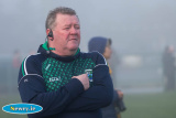 Peter Lynch, Shane O'Neill's watches the game progress. Photograph: Columba O'Hare - Shane O'Neill's v Parnell's All Ireland  Intermediate Ladies Football Semi Final