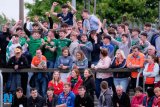Young Fermanagh fans celebrate their win over Armagh at Brewster Park, Enniskillen. Photograph: Columba O'Hare/ Newry.ie - Armagh v Fermanagh Ulster Championship 2018