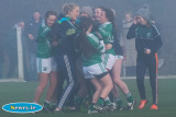 Shane O'Neill's celebrate their win. Photograph: Columba O'Hare - Shane O'Neill's v Parnell's All Ireland  Intermediate Ladies Football Semi Final