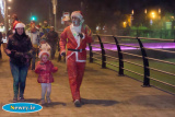 Enjoying the Newry Christmas Colour Run and the Christmas Lights Switch On in Newry. Photograph: Columba O'Hare - Christmas Lights Switch On and Colour Run Newry 2016
