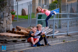 Children playing on Chequer Hill in Newry. Photograph: Columba O'Hare/ www.newry.ie - 2017 in Photographs