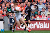Stefan Campbell, Armagh chasing Peter Harte, Tyrone at Saturdays Croke Park clash. Photograph: Columba O'Hare - Armagh V Tyrone Croke Park 2017