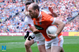 Armagh's Ciaran McKeever in posession. Photograph: Columba O'Hare - Armagh V Tyrone Croke Park 2017