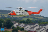 In the year Rescue 116 crashed off the west coast the Irish Coast Guard Helicopter sadly continues to be a familiar visitor to Newry. Photograph: Columba O'Hare/ www.newry.ie - 2017 in Photographs