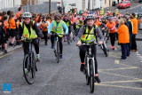 Participants in the Cycle Against Suicide arrive in Newry. Photograph: Columba O'Hare - Cycle Against Suicide Newry 2017