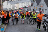 Participants in the Cycle Against Suicide arrive in Newry. Photograph: Columba O'Hare - Cycle Against Suicide Newry 2017