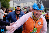 Participants in the Cycle Against Suicide arrive in Newry. Photograph: Columba O'Hare - Cycle Against Suicide Newry 2017