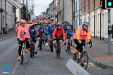 The annual Cycle Against Suicide rally passes through Canal Street in Newry on their way to Castlewellan. Photograph: Columba O'Hare - Cycle Against Suicide Newry 2017
