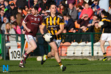 AAron Kernan out on his own at the Armagh County Football Final between Crossmaglen and Ballymacnab. Photograph: Columba O'Hare/ Newry.ie - Armagh Senior Football Final 2019