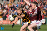 Crossmaglen's Cian McConville in action at the Armagh County Football Final between Crossmaglen and Ballymacnab. Photograph: Columba O'Hare/ Newry.ie - Armagh Senior Football Final 2019