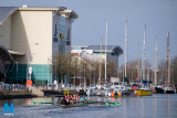Trinity College Rowing Club race and training day on Newry Canal