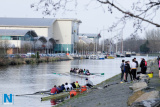 Trinity College Rowing Club race and training day on Newry Canal