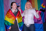 Celebrating the introduction of marriage equality to the north at Midnight on Monday in Marcus Square, Newry. Photograph: Columba O'Hare/ Newry.ie - Marriage Equality Celebration 